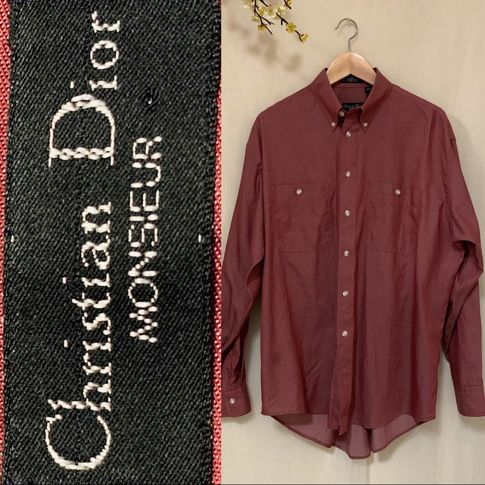 Christian Dior Men’s Long Sleeves Button down